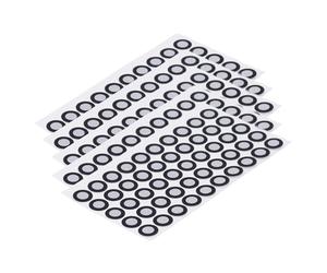 TIKATARER Marqueurs du Scanner 3D, 15 Feuilles de Marqueur 3D de Points avec Un Diamètre Intérieur de 6 Mm 10 Mm Diamètre Extérieur Haute Précision de Positionnement des de Balayage 6 pour la
