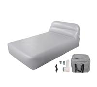 TIKATARER Matelas Pneumatique, 66 X 95 X 13 Pouces en PVC de 0,8 à 1,0 Mm D'épaisseur, Lit Gonflable Anti-Abrasion avec Pompe Intégrée et Sac de Rangement pour Matelas de Sol