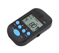 TIKATARER Mini Métronome Numérique M50, Tapper Professionnel sur Tempo avec Double Sortie Casque, Idéal pour les Musiciens et les Instruments de Musique (BLACK)