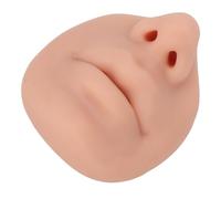 TIKATARER Modèle d'Oreille en Silicone avec Imitation Nez et Bouche, Matériau de Qualité Alimentaire, Oreille Artificielle Souple et Flexible pour s'Entraîner au Piercing, Présentation Bijoux