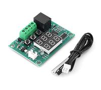TIKATARER Module de Thermostat Numérique DC 12V, Module de Contrôleur de Température à Double LED, avec Précision du Capteur de Température 0,1 ℃ Interrupteur de Thermostat pour l'équipement