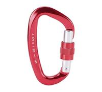 TIKATARER Mousqueton d'escalade pour Alpinisme, 63g | Charge de 25 kN 2400 kg, écrou antidérapant, mousqueton de verrouillage en alliage d\'aluminium 7075 pour le sauvetage en