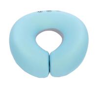 TIKATARER Oreiller Face vers le Bas, Appui-tête Ergonomique en Mousse à Mémoire de Forme, Coussin Facial ventilé avec Grande Voûte Plantaire, Idéal pour la Relaxation du Visage et le Massage à (BLUE)