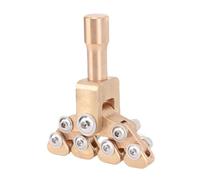 TIKATARER Outil de Presse à Fractales de Guitare, Auto-adhésif à Divers Rayons, Presse à Frettes pour Guitares électriques Acoustiques, Outil de Siège de Fil de Frette en Acier en Laiton pour