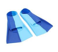 TIKATARER Palmes de Natation, 2 Pièces en Silicone Bleu, Palmes de Natation Antidérapantes, de Conception Confortable pour l'apnée, l'entraînement de Brasse et 'efficacité de la , 2 Pièces (M)