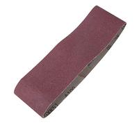 TIKATARER Papier de Ponceuse de Ceinture, 10pcs 533x75 Mm Belt de Ponçage de Courroie 21x3 Pouces (100 packs # 10)