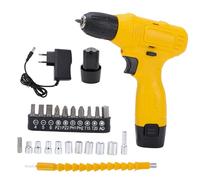 TIKATARER Perceuse sans Fil 12 V, Conception Ergonomique Légère, Perceuse électrique à Mandrin sans clé de 3/8 Pouces, avec Batterie 1300 MAh et Lumière LED, Idéale pour le Travail de Bricolage