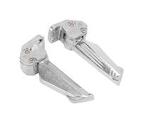 TIKATARER Perges à Pied de Moto, Paire de Motos de Pied à Pedal Pédale Télescopique Aluminium Représe des de Pergs Foot Rest Universal pour