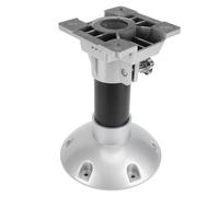 TIKATARER Piédestal de Siège de Bateau Réglable en Aluminium, Base de Chaise de Bateau Amovible de 330 Mm de Hauteur, Piédestal de Chaise de Capitaine, Idéal pour Yacht, Pêche, Pont de Quai Flottant