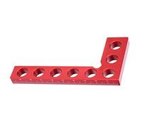 TIKATARER Pinces d'Angle pour le Travail du Bois, Règle à Angle Droit des Outils de Menuiserie du Bois 0 à 100 Mm Souverain Métrique 90 Degrés Carrés de Positionnement pour les Armoires de Collage
