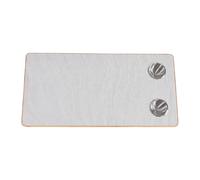 TIKATARER Plateau de Table de Rechange pour Camping-Car, 80 X 40 Cm, Panneau Supérieur de Table de Bateau avec 2 Porte-gobelets, Espace Suffisant, Bords Scellés en Métal, Bois Massif et Coins (Grey)