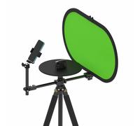 TIKATARER Plateau Tournant de Photographie à 360 °, à Angle Réglable, avec Une Tige Rétractable de qualité Industrielle, Plate-Forme Rotative Vidéo Portable Double Roulement