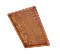 TIKATARER Plateaux pour Servir de la Nourriture, des Plateaux en Bois en Bois pour Décor élégant et Simple comme Un Plateau pour Le thé, Le café, Les Collations, la Tasse d'eau, Les Boissons et