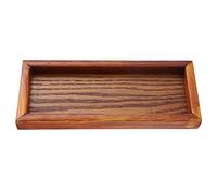 TIKATARER Plateaux pour Servir de la Nourriture, des Plateaux en Bois en Bois pour Décor élégant et Simple comme Un Plateau pour Le thé, Le café, Les Collations, la Tasse d'eau, Les Boissons et