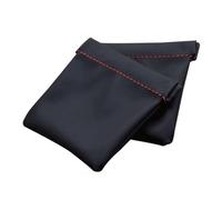 TIKATARER Pochette en Cuir PU pour écouteurs, 2 Pièces, Sac de Rangement étanche pour écouteurs avec Bande en Acier à Haute élasticité pour Voyage, Clés de Bijoux, clé USB