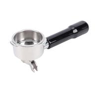 TIKATARER Porte-filtre sans Fond de 51 Mm, Porte-filtre Nu à 3 Oreilles en Acier Inoxydable, à Expresso Professionnel avec Panier Filtrant, Idéal pour les Machines à Expresso de Maison et de Bar