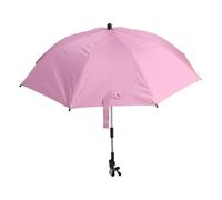 TIKATARER Porte-Parapluie Attachement, Parapluie pour la Poussette Poldable Sun Shade Protection Ombrage Umbrella Clamp/Holder de Parasol bébé sur bébé Poussette Parasol pour Chariot, Fauteuil (Rose)