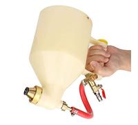 TIKATARER Pulvérisateur de Texture de Cloison Sèche, 3L 1/4in Pulvérisateur de Peinture en Plastique Réglable Pulvérisateur de Peinture sans Fil Pistolet à Air de Trémie Pulvérisateur de