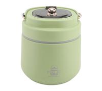 TIKATARER Récipient Alimentaire isolé Sous Vide en Acier Inoxydable 304, Pot Thermique pour Garder les Aliments au Chaud Pendant 6 Heures, Sac à Déjeuner avec Cuillère Pliable pour Aliments Chauds