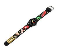 TIKATARER Regardez Les Enfants, Les Enfants Regardent des Montres de Motif de Dessins Animés pour Les avec des Montres à Bracelet en PVC étanches (Dinosaure)