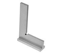TIKATARER Règle d'Angle Carrée, Outil de Mesure à 90 Degrés en Acier Inoxydable, Règle à Angle Droit avec Siège, Idéale pour la Mesure à Angle Droit et les Travaux d'assemblage (200x130mm)
