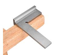 TIKATARER Règle d'Angle Carrée, Outil de Mesure à 90 Degrés en Acier Inoxydable, Règle à Angle Droit avec Siège, Idéale pour la Mesure à Angle Droit et les Travaux d'assemblage (150x100mm)