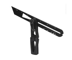 TIKATARER Règle d'angle Mobile, Règle de Mesure à Queue d'aronde Coulissante, à échelles 6:1 et 8:1 pour le Travail du Bois Tendre et des Tâches en Bois Dur