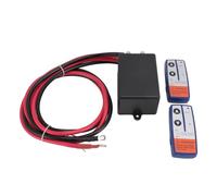 TIKATARER Relais de Treuil électrique 12 V 250 A, Kit de TéléCommande de Treuil, 2 Télécommandes, Compatible avec VTT, Tondeuses à Gazon, Tracteurs de Jardin