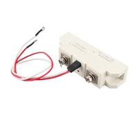 TIKATARER Relais Statique, SSR 100DA H DC Control AC 100A 12 480VAC, avec Passage à Zéro et Entraînement Optocoupleur, pour Fournitures électriques Industrielles