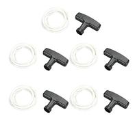 TIKATARER Remplacement du Cordon de Paille de la Tondeuse à Gazon, Corde de Démarrage de 5pcs 125 Cm de Tondeuse de Tondeuse de Tondeuse de Traction de Traction de Starter avec Corde en