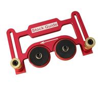 TIKATARER Rouleau à Double Roulement en Alliage d'aluminium, Guide d'alimentation pour Scie de Table, Chargeur de Presse avec Limite de Coupe de Planche à Plumes, Idéal pour le Travail du Bois