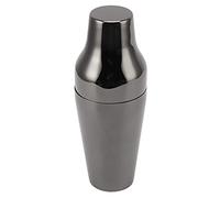 TIKATARER Shaker à Cocktail en Acier Inoxydable 304 de 18 Oz, Shaker à Martini, Mélangeur de Boissons avec Passoire Intégrée, Idéal pour Barman, Bar à Domicile, Fêtes, Camping et Pique-niques (Noir