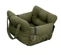 TIKATARER Siège Auto pour Chien avec Poche de Rangement et Fond Antidérapant et Imperméable, Sangles de sécurité Réglables, Lavable en Machine, Rehausseur de Voyage pour Animaux (50 * 50 * 30cm)