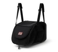 TIKATARER Siège de Voiture pour Chien à Console Centrale avec Ajustement sécurisé du Bras, Sangles élastiques, Fermoirs en Métal, Fenêtre Surélevée pour Le Voyage des Animaux (Black)