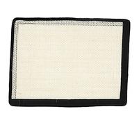 TIKATARER Sisal Cat Scratch Pad avec des Attaches, Tapis de Protecteur de Meubles pour Les Jambes de canapé/Coins de Chaise, Tapis à Rayures Durable de Tous âges (S m l XL XXL)