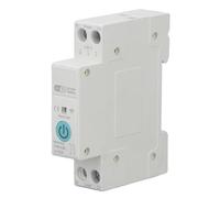 TIKATARER Smart Breaker, 1P 63A, 90-300V, PVC Smart Circuit Breaker Breaker avec Mesure D'alimentation, avec Installation de Rail DIN, Commutateur de Relais de la Minuterie pour la