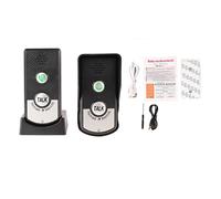 TIKATARER Sonnette Interphone Sans Fil, Sonnette de Sécurité Bidirectionnelle pour la Maison Portée de 1000 m Longue Durée avec Témoin Lumineux d'Interphone et d'Alimentation