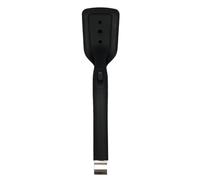 TIKATARER Spatule et Pinces en Silicone 2 en 1, Outil de Cuisine Polyvalent avec Serrure pour la Cuisson, les Grillades, le Retournement, les œufs, les Crêpes, le Poisson, le Steak, la Pizza (BLACK)