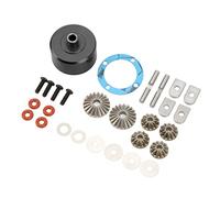 TIKATARER Spiral Differential Set for 1/7 and 1/8 Scale RC Vehicles, | Boîtier en alliage d\'aluminium, remplacement direct, jeu d\'engrenages pré-assemblé, poids réduit