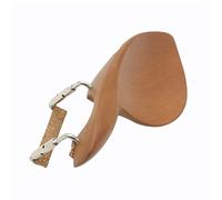 TIKATARER Support de Mentonnière pour Violon en Bois en Forme d'oreille, Support en Métal Standard avec Accessoires de Vis, d'Accessoires pour Violon, Idéal pour les Violons 3/4 et 4/