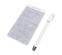 TIKATARER Tableau Blanc Magnétique Stylet Double Tête Effaçable de 5,5 | Bloc-notes Réutilisable, Corps en ABS, Utilisation au Réfrigérateur et au Classeur, Utilisation en Voyage au Format de