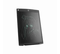 TIKATARER Tablette à Dessin, Bloc de Dessin 12ich avec Stylo pour écrire, Dessiner, Gribouiller, Brouillon de Bureau, Dossiers de Réunion (Black)
