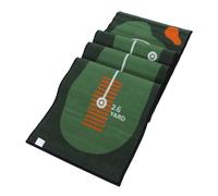 TIKATARER Tapis de Putting de Golf, Simulateur Vert Portable D'aide à L'entraînement en Intérieur avec Surface Réaliste Pliable Permettant D'économiser de l'espace pour Les Débutants et