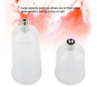TIKATARER Tasse de Peinture, 2 Pcs Tasses en Plastique de Peinture avec de de Grande capacité pour Peindre pour les Utilisateurs de Pistolets à Pulvérisation
