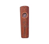 TIKATARER Wooden Kazoo, Wood Kazoo Musical Musical Instruments Instrument de Musique en Bois Partenaire de Guitare Accompagner pour la Fête Ukuléle Violon Clavier Piano Fête des Enfants (Sapele Wood)