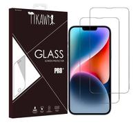 Tikawi x2 Verres trempés 9H Iphone 14 (6.1') Protection Ecran Haute résistance - [Anti-traces] - Film de protection x2