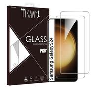 Tikawi x2 Verres trempés 9H Samsung S24 Protection Ecran Haute résistance - [Anti-traces] - Film de protection en verre trempé