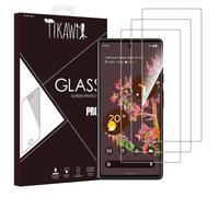 Tikawi x3 Verres trempés 9H Google Pixel 6 (6.4') Protecteur Ecran Haute résistance - [Anti-traces] - Film en Verre trempé x2