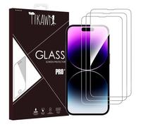 Tikawi x3 Verres trempés 9H Iphone 14 Pro (6.1') Protection Ecran Haute résistance - [Anti-traces] - Film de protection x3