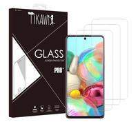 Tikawi x3 Verres trempés 9H Samsung A71 (6.7') Protection Ecran Haute résistance - [Anti-traces] - Protection en verre trempé x3